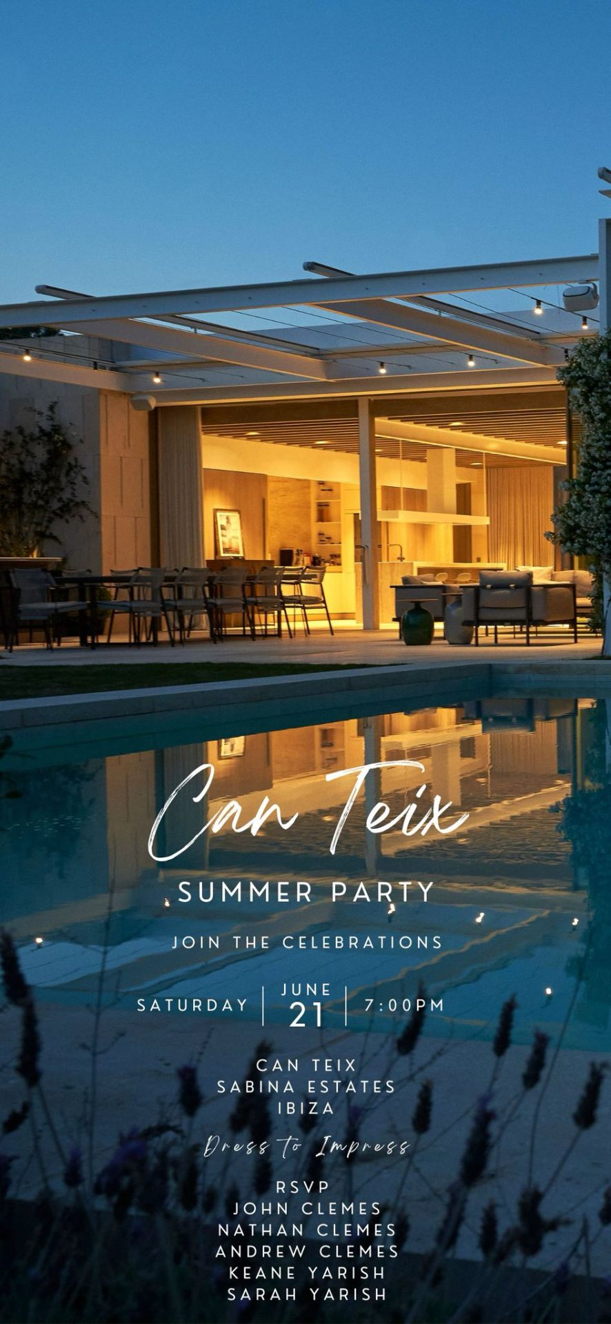 Cartel Can Teix Summer Party — Sabina Estates, Ibiza, 2025