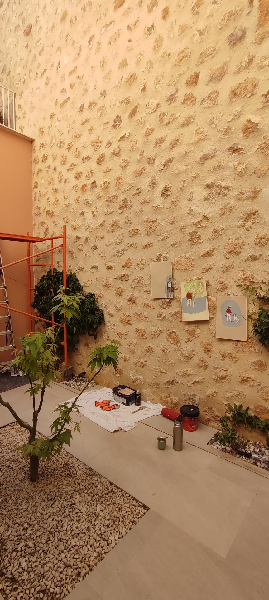 Instalación del mural — 2